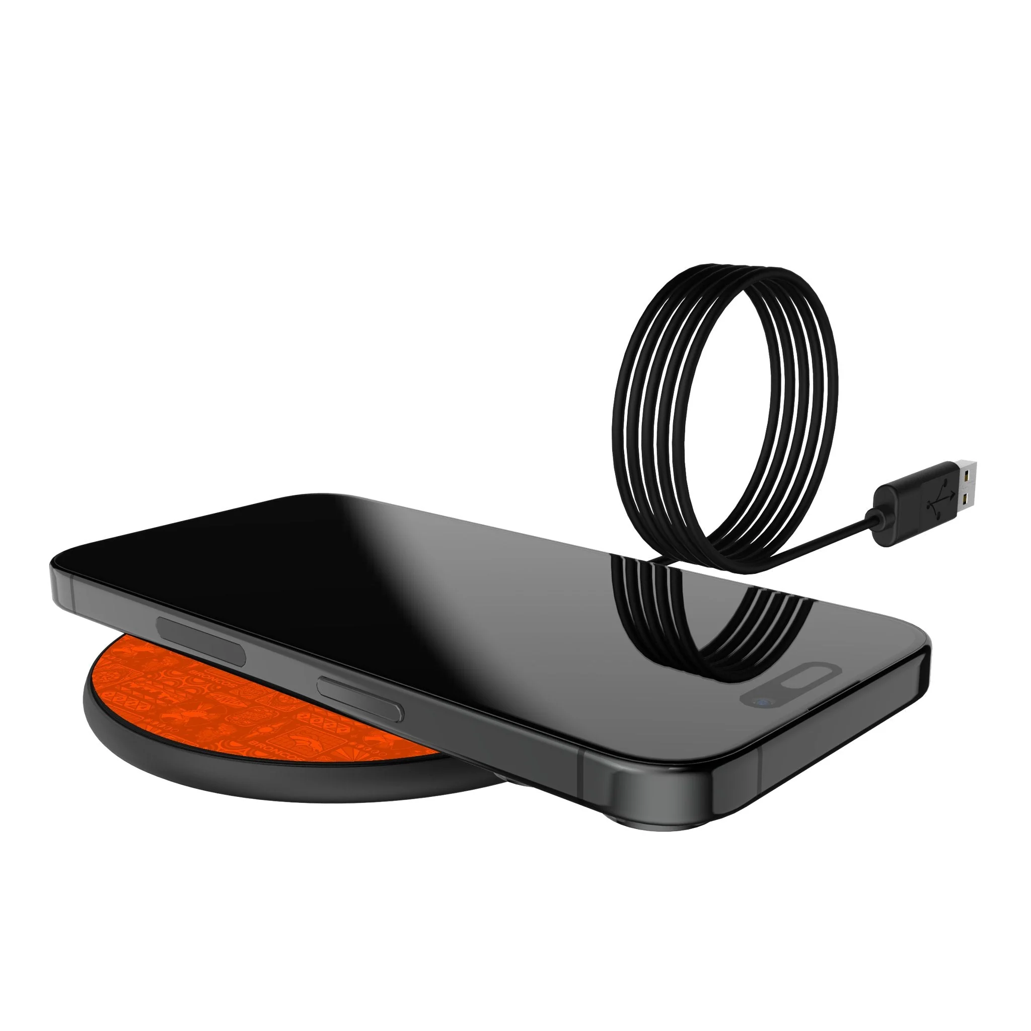Denver Broncos 2024 Illustrated Limited Edition 15-Watt Wireless Charger - Image 5